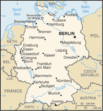 Map of Germany